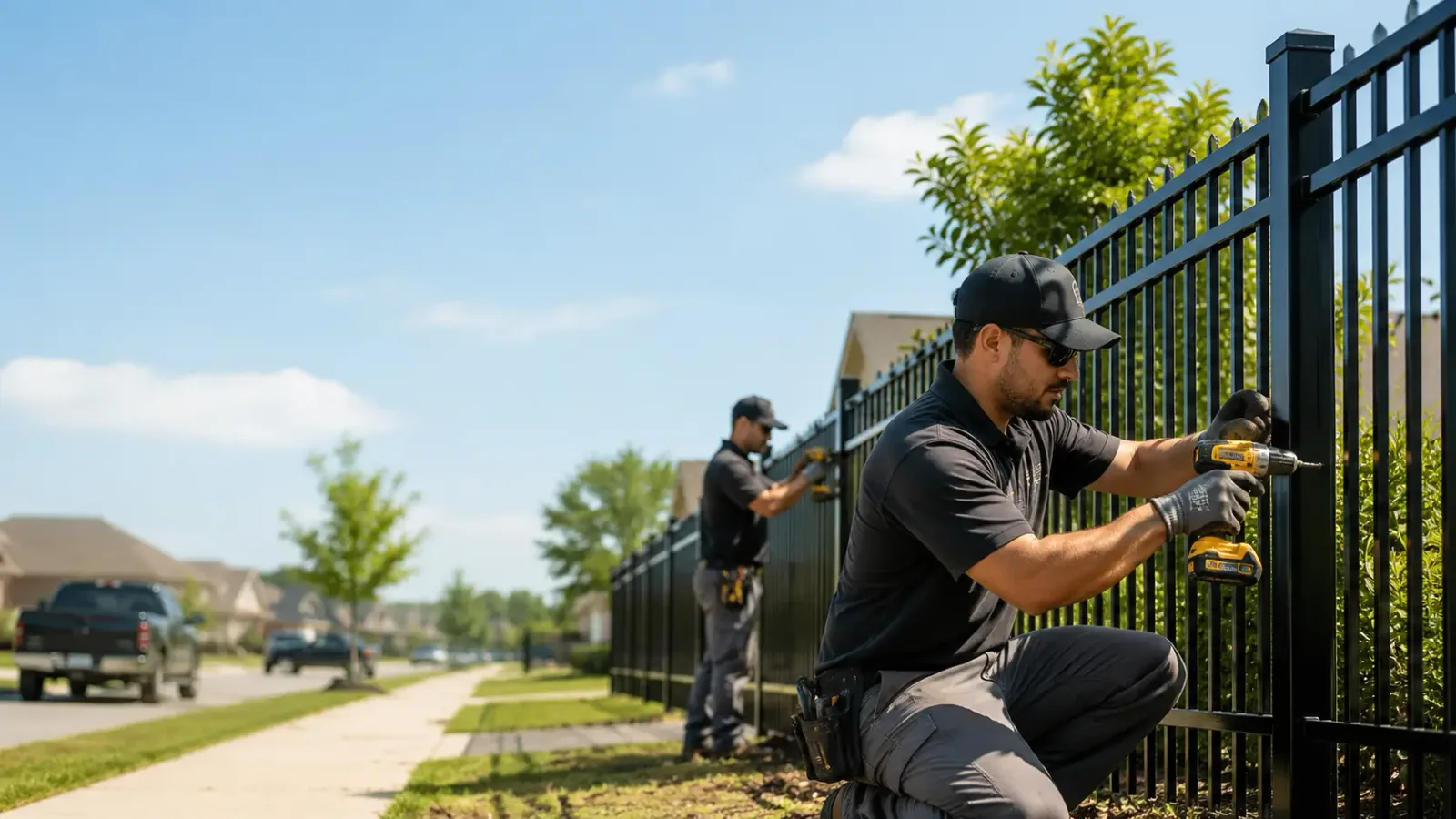 Metal Fence Installation in Cedar Bluff, VA